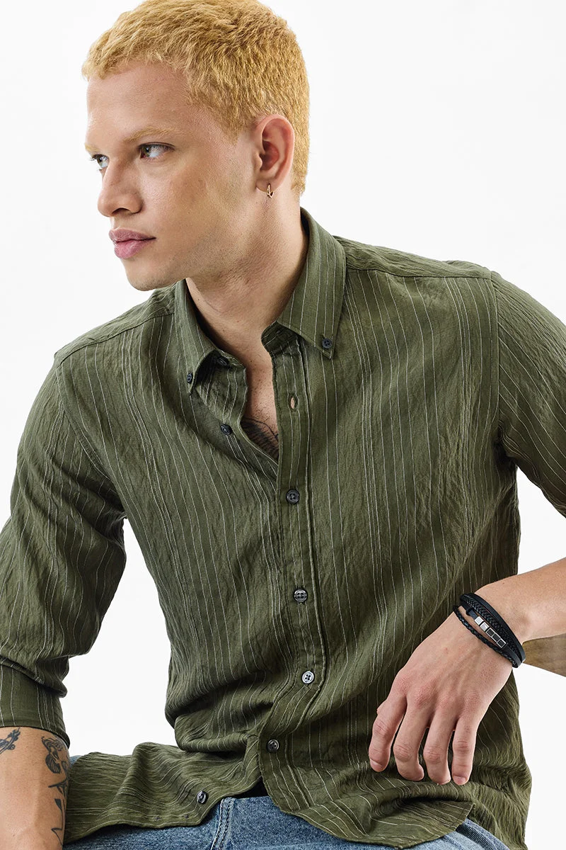 سنيتش Slim Fit Stripes Shirt